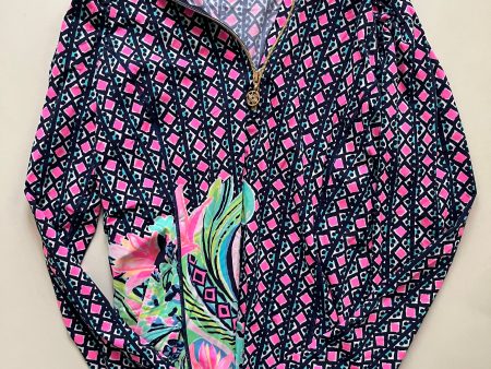 Athletic Jacket By Lilly Pulitzer In Multi-colored, Size: M For Cheap