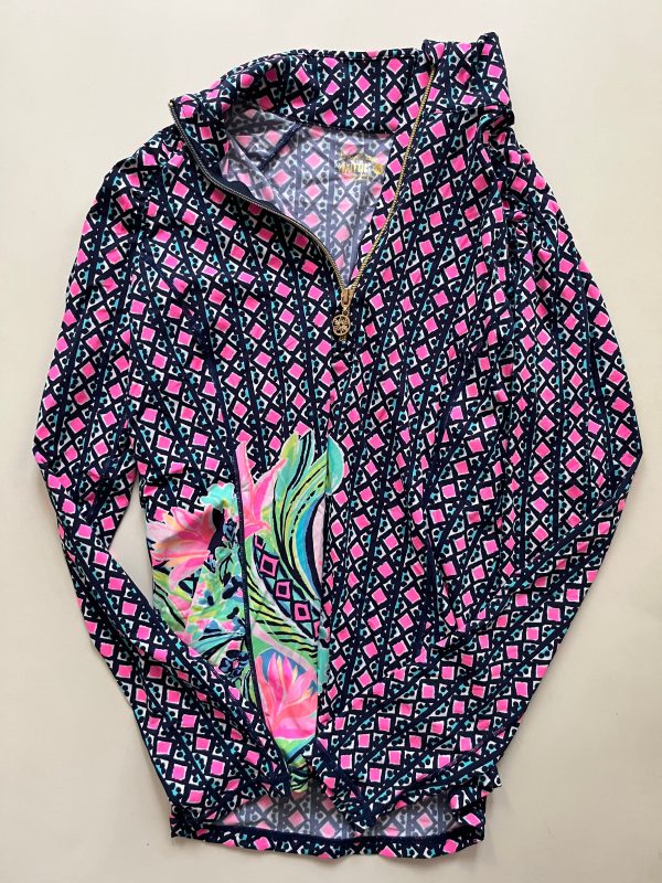 Athletic Jacket By Lilly Pulitzer In Multi-colored, Size: M For Cheap