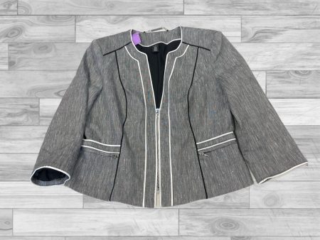 Blazer By White House Black Market In Grey, Size: 12 on Sale