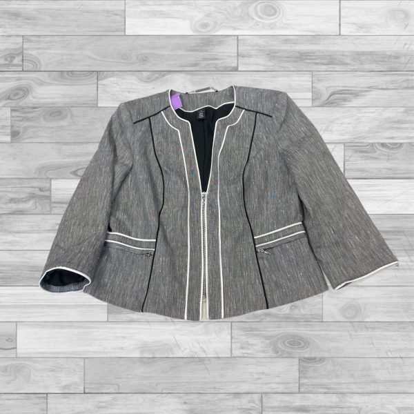 Blazer By White House Black Market In Grey, Size: 12 on Sale