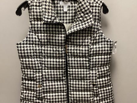 Vest Puffer & Quilted By Charter Club In Black & Cream, Size: Xs Online Sale