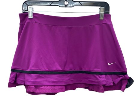 Athletic Skort By Nike Apparel In Purple, Size: M on Sale