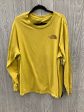 Athletic Top Long Sleeve Crewneck By The North Face In Yellow, Size: 3x For Cheap