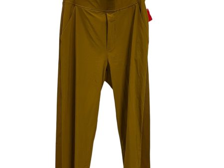 Athletic Pants By Athleta In Yellow, Size: L Cheap