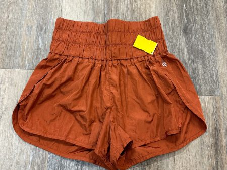 Athletic Shorts By Free People In Orange, Size: M For Discount