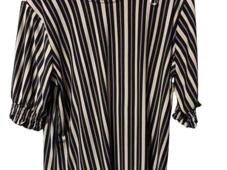 Blouse 3 4 Sleeve By Anne Klein In Striped Pattern, Size: L Online Hot Sale