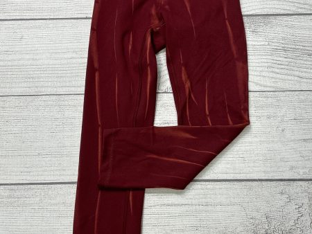 Athletic Capris By Lululemon In Red, Size: Xs Sale