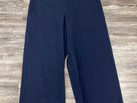 Athletic Pants Cropped By Lululemon In Navy, Size: 10 For Cheap