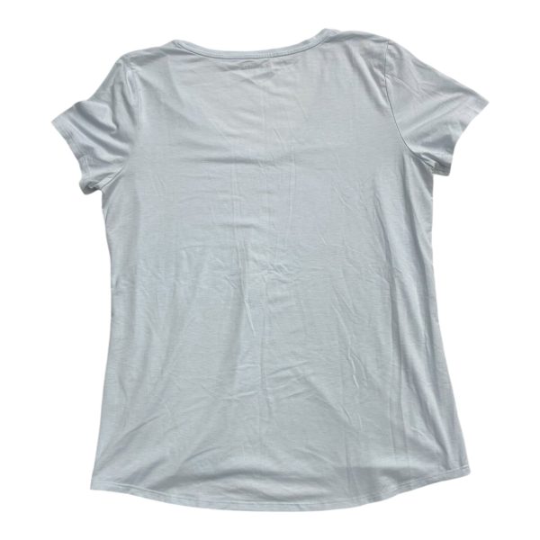 Athletic Top Short Sleeve By Athleta In Blue, Size: L Online Sale