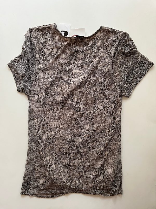 Blouse Short Sleeve By Red In Animal Print, Size: M Supply