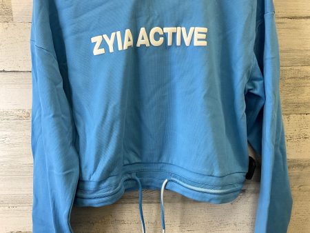 Athletic Sweatshirt Hoodie By Zyia In Blue, Size: Xl For Sale