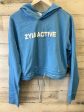 Athletic Sweatshirt Hoodie By Zyia In Blue, Size: Xl For Sale