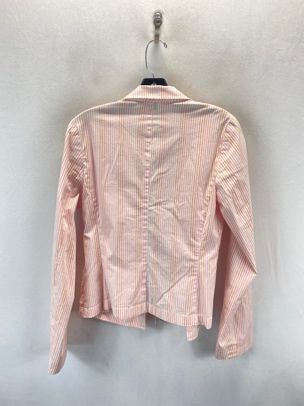 Blazer By Express In Pink & White, Size: 8 Supply