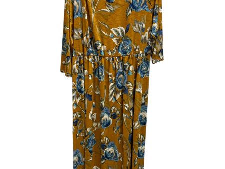 Dress Casual Maxi By Clothes Mentor In Yellow, Size: 3x Hot on Sale