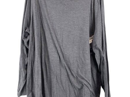 Athletic Top Long Sleeve Collar By Old Navy In Grey, Size: 2x Fashion