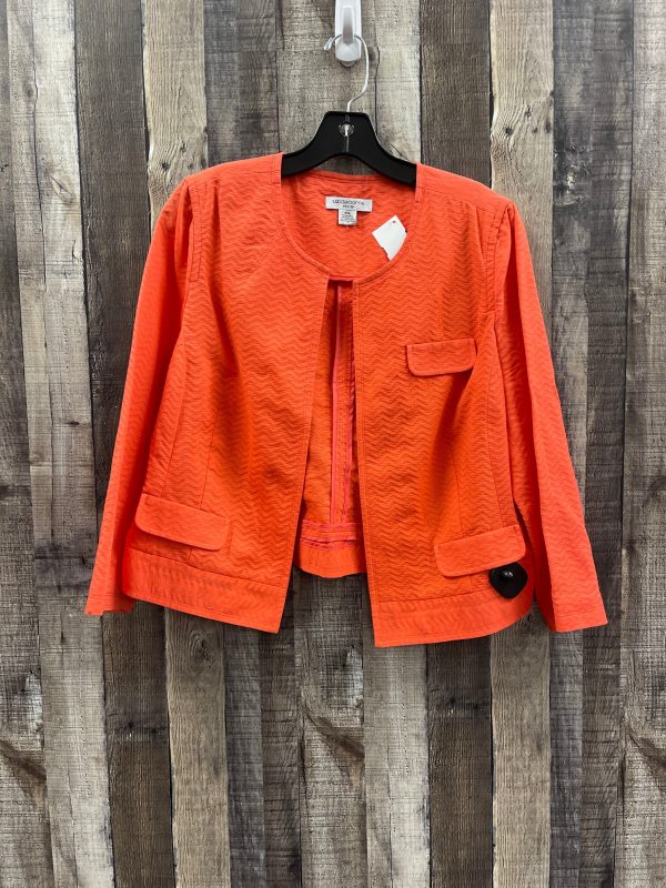 Blazer By Liz Claiborne In Orange, Size: Xlp Supply