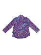 Blouse Long Sleeve By Lauren By Ralph Lauren In Purple, Size: M on Sale