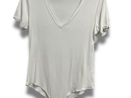 Bodysuit By Clothes Mentor In White, Size: L Online Sale