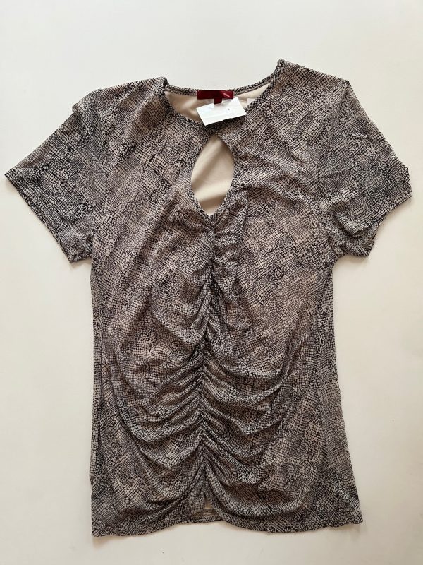 Blouse Short Sleeve By Red In Animal Print, Size: M Supply