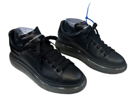 Black Shoes Luxury Designer Alexander Mcqueen, Size 9 Hot on Sale