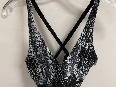 Athletic Bra By Clothes Mentor In Black & White, Size: S Online Hot Sale