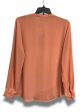 Blouse Long Sleeve By Ro & De In Peach, Size: M on Sale