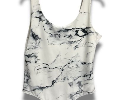 Bodysuit By Express In Black & White, Size: L Online Sale