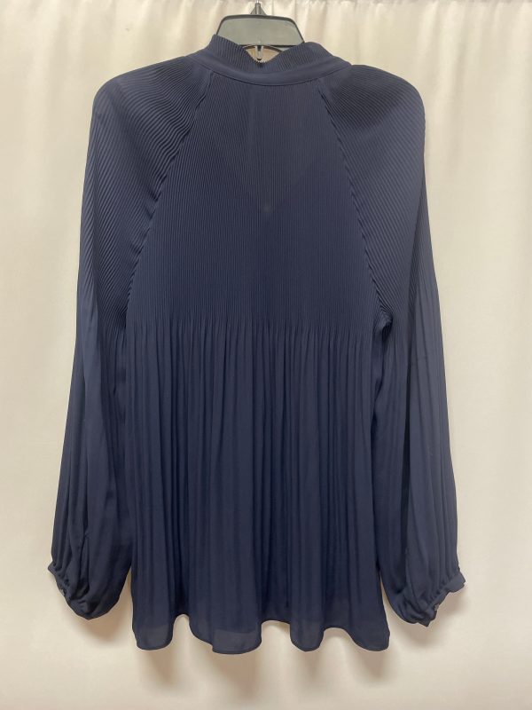 Top Long Sleeve By Lauren By Ralph Lauren In Blue, Size: Xl Supply