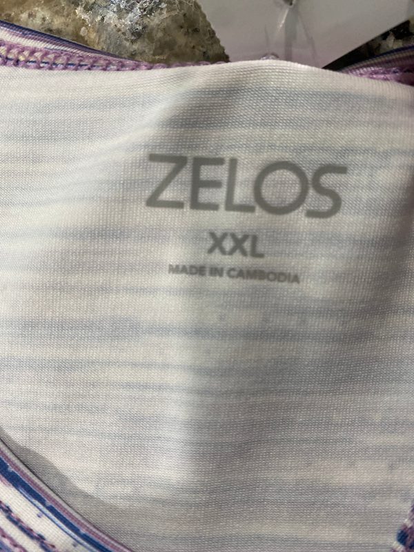 Athletic Tank Top By Zelos In Purple, Size: XXL Supply