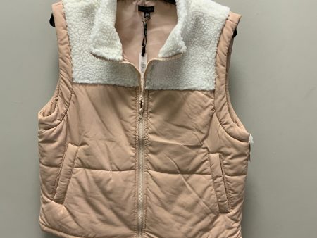 Vest Puffer & Quilted By Coco And Carmen In Brown, Size: S on Sale