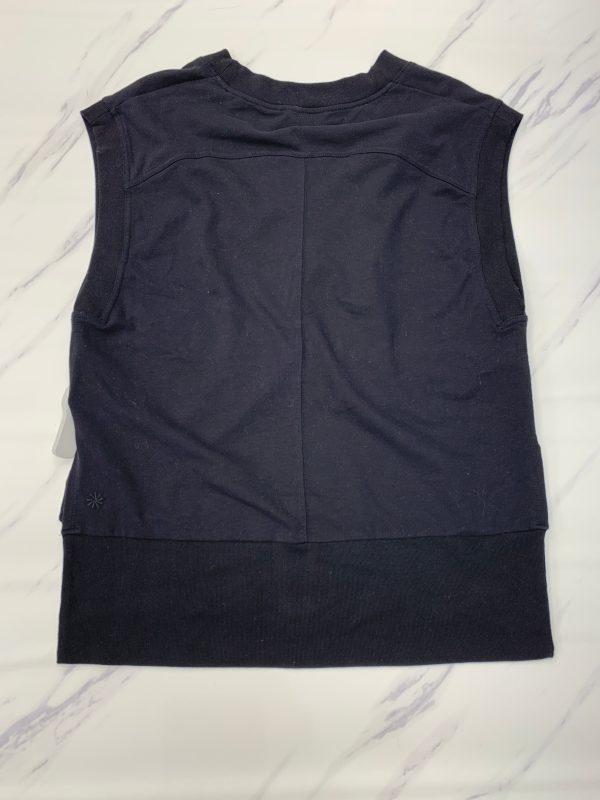 Athletic Top Short Sleeve By Athleta In Black, Size: M For Sale