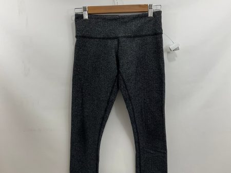 Athletic Leggings Capris By Lululemon In Grey, Size: 6 For Discount