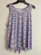 Athletic Tank Top By Zelos In Purple, Size: XXL Supply