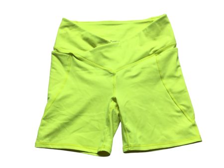 Athletic Shorts By Fabletics In Yellow, Size: S on Sale