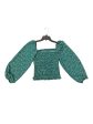 Blouse Long Sleeve By Cme In Green, Size: M For Sale