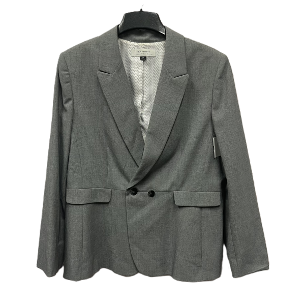 Blazer By Tahari By Arthur Levine In Grey, Size: 1x For Discount