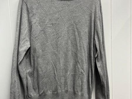 Sweater By Clothes Mentor In Grey, Size: 1x Sale