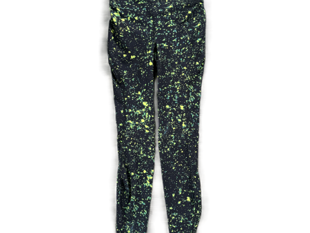 Athletic Leggings By Lululemon In Black & Green, Size: 4 Online Sale