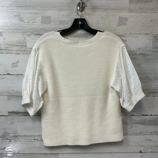 Sweater By Ann Taylor In White, Size: Xs Online