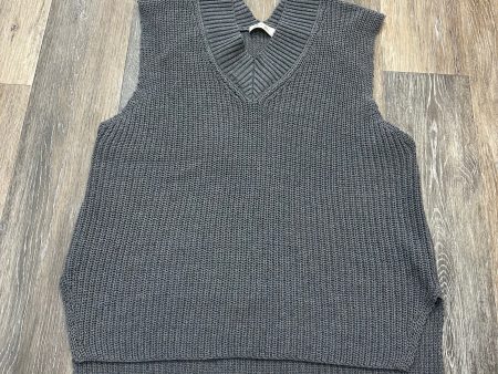 Vest Sweater By Rd Style In Grey, Size: M Online Sale