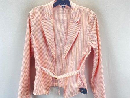 Blazer By Express In Pink & White, Size: 8 Supply