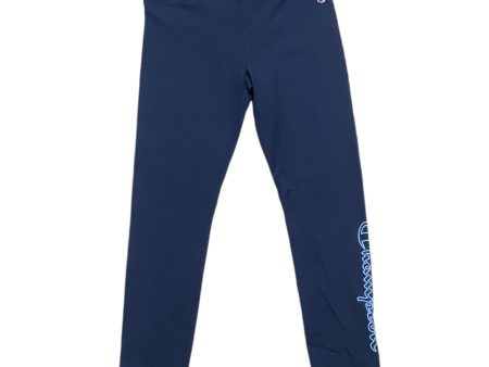 Athletic Leggings By Champion In Blue, Size: Xl Online now