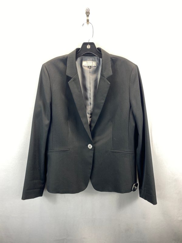 Blazer By T Tahari In Black, Size: 16 Discount