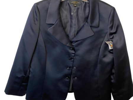 Blazer By Tahari By Arthur Levine In Blue, Size: 14 Online Sale