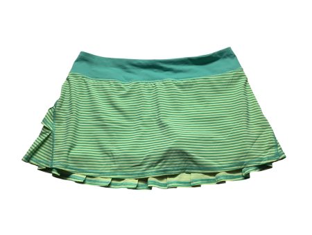 Athletic Skort By Lululemon In Blue & Yellow, Size: 8 Hot on Sale