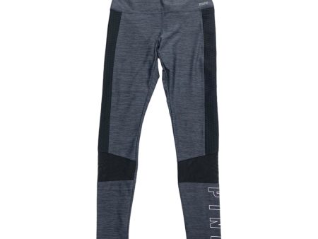 Athletic Leggings By Pink In Black & Grey, Size: M For Sale