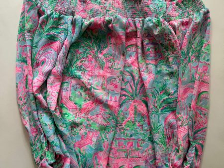 Blouse Short Sleeve By Lilly Pulitzer In Multi-colored, Size: S Hot on Sale