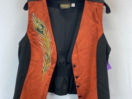 Vest Other By Bob Mackie Qvc In Black & Orange, Size: M Fashion