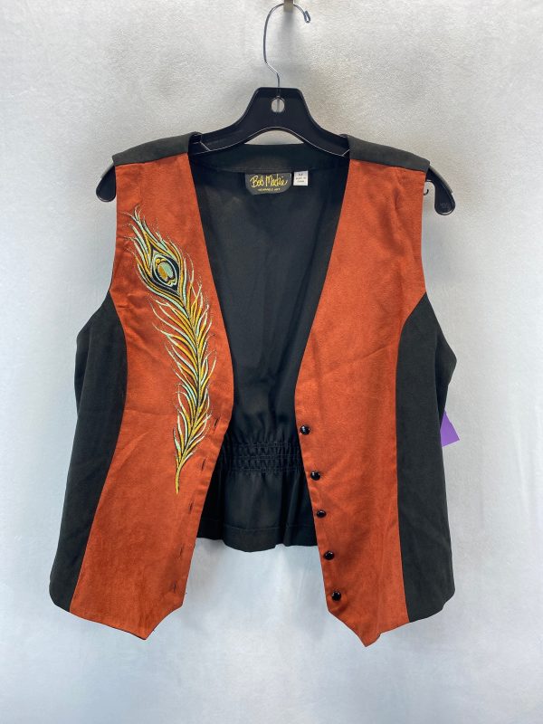 Vest Other By Bob Mackie Qvc In Black & Orange, Size: M Fashion