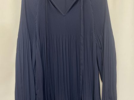 Top Long Sleeve By Lauren By Ralph Lauren In Blue, Size: Xl Supply